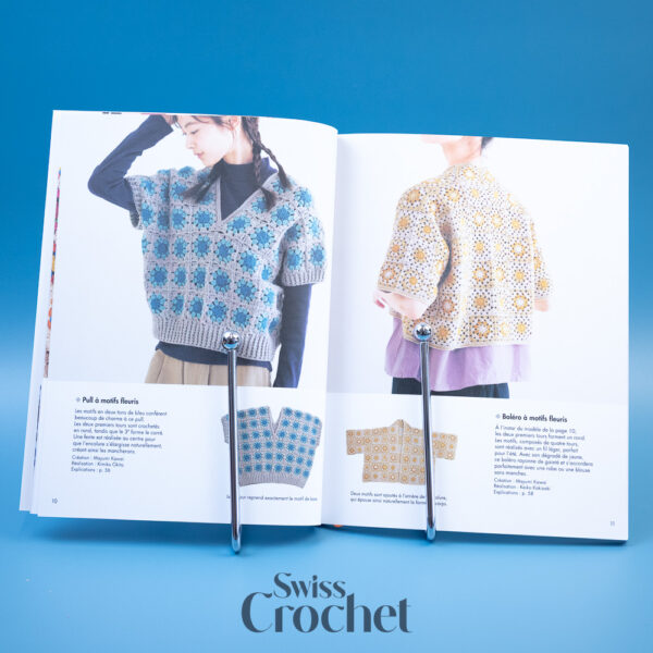 Dressing en granny square au crochet - Nihon Vogue - immagine 3
