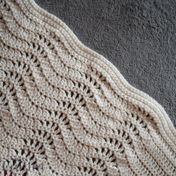 Layered Waves Blanket - Yarn Kit - Image 11