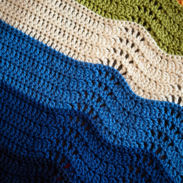 Layered Waves Blanket - Yarn Kit - Image 9