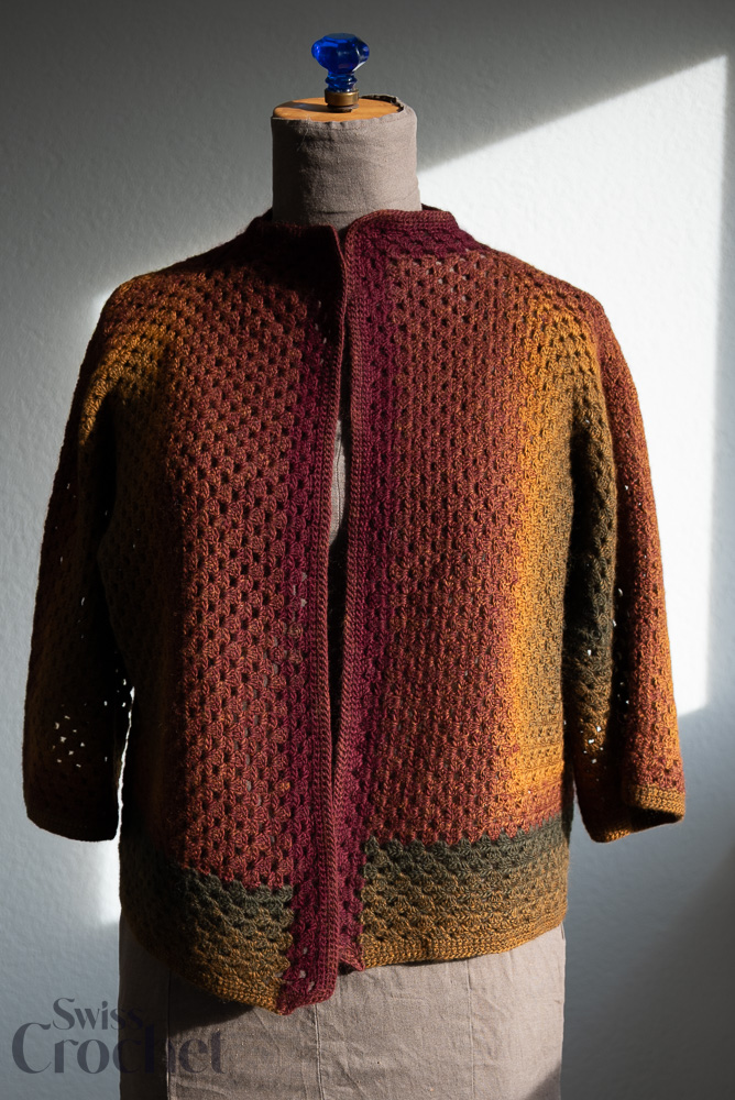 Cardigan HexaGranny con Poema – Kit filato