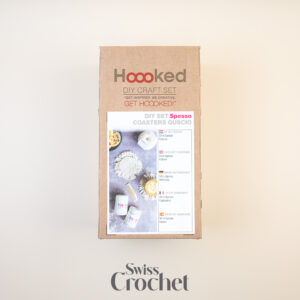 Hoooked - Coasters Guscio - Creme White - Macramé Kit