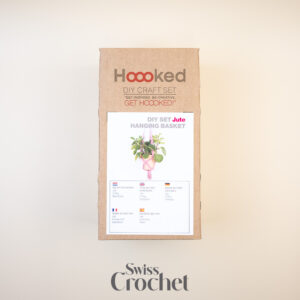 Hoooked - Hanging Basket - Pink Jute - Macramé Kit