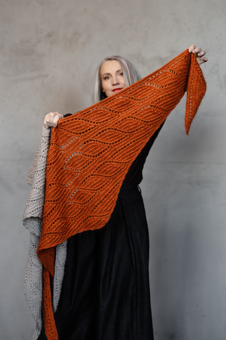 Linda Skuja - Novembris Shawl