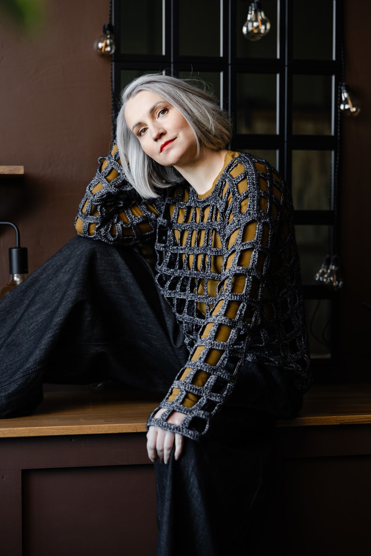 Linda Skuja - Tīkls Sweater – Image 4