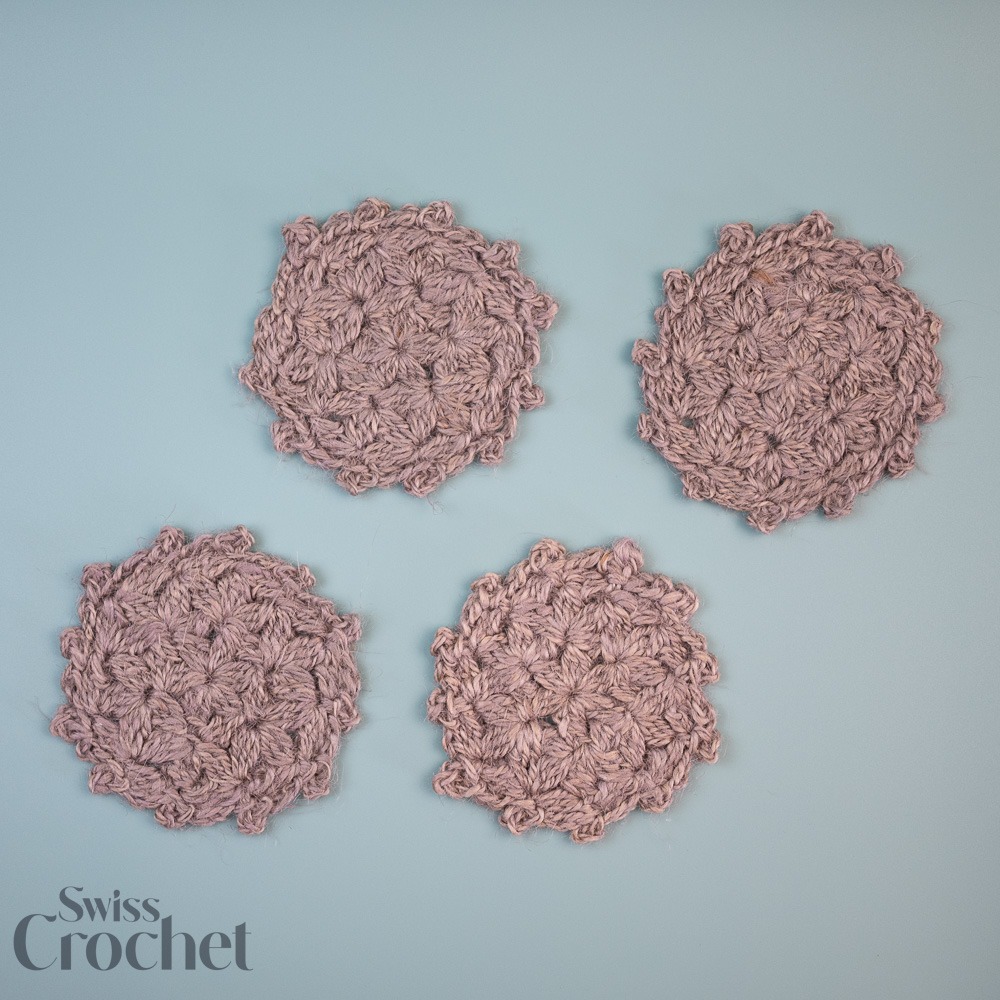 Yasemaki Coaster with Tossa - Yarn Kit - Image 2