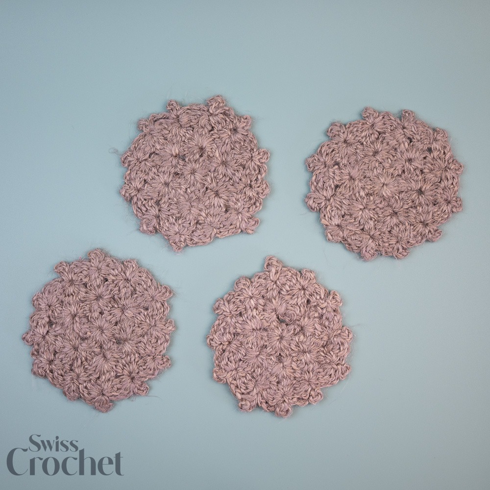 Yasemaki Coaster with Tossa - Yarn Kit - Image 3