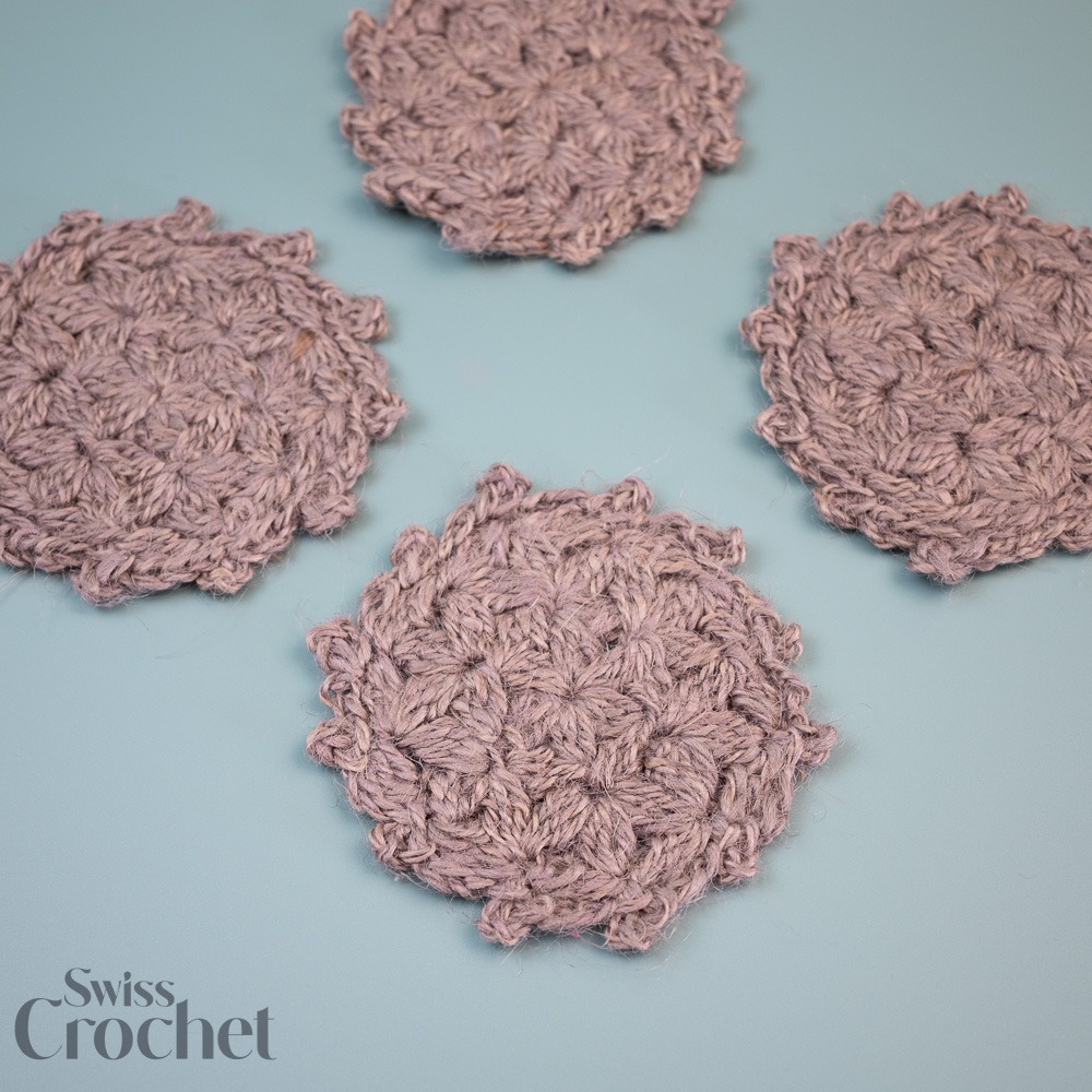 Yasemaki Coaster with Tossa - Yarn Kit - Image 6
