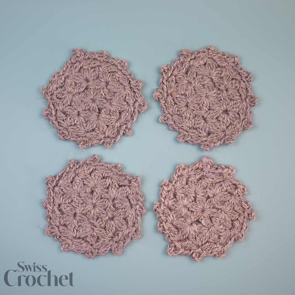 Yasemaki Coaster with Tossa - Yarn Kit